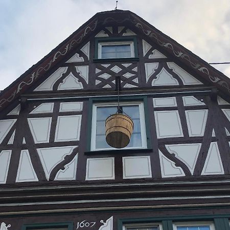 Schoene Ferienwohnung Burgruine Fachwerkhaus บาคาราค ภายนอก รูปภาพ